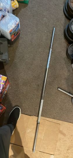 Tricep Bar or Straight bar with 100 pounds 140$ Value