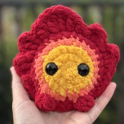 Calcifer 🔥 Howl’s Moving Castle 🏰 Handmade 🧶 Crochet 🧶 Plushie 