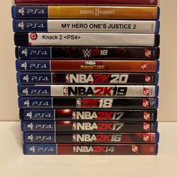 PS4 GAMES- SEND OFFERS