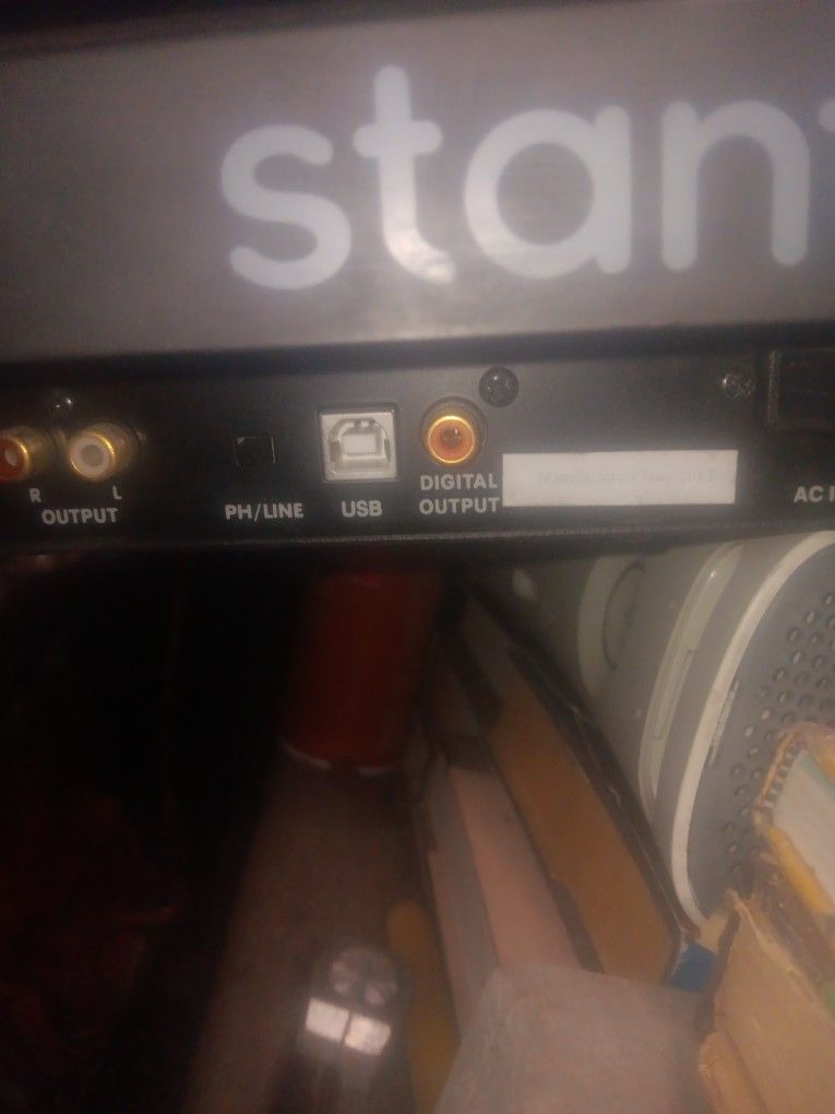 STANTON T.92USB RECORD PLAYER IT WORKs But U Need To Play With The Weight