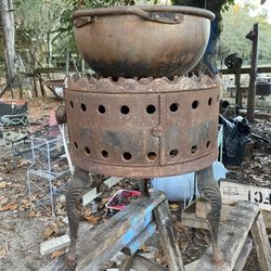 Vintage Candy Stove & Copper kettle