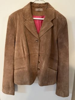 Womens Suede Jacket- Large