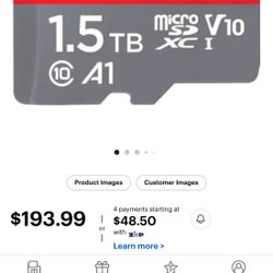 Sandisk Ultra Plus 1.5TB micro SD Card