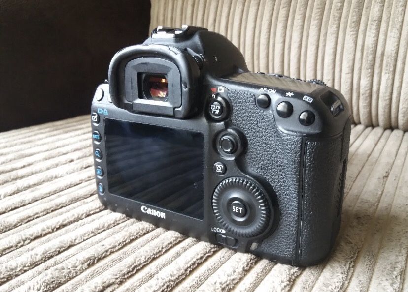 Canon EOS 5d Mark III DSLR camera with fitted EF 24 105 1:4 zoom