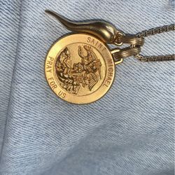 St. Michael Medallion & Horn