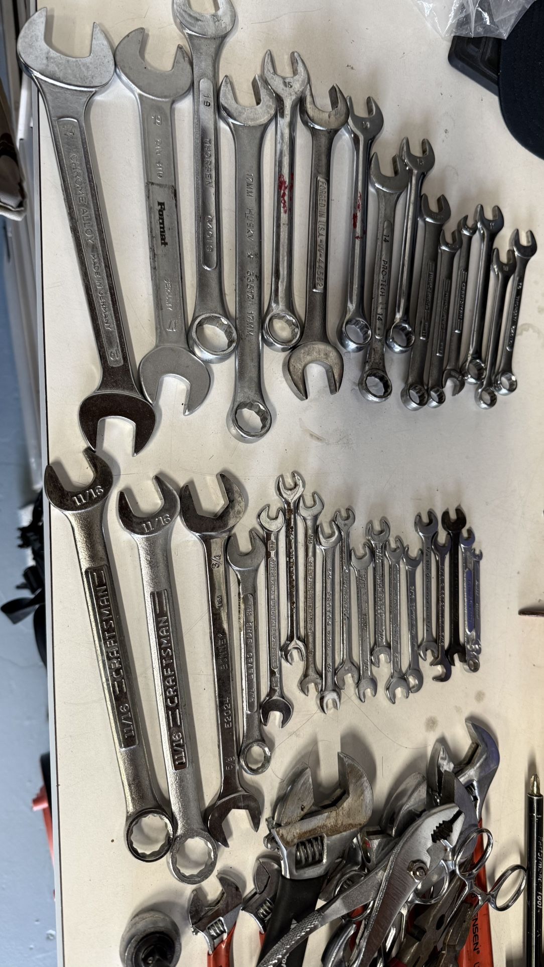 Wrenches and misc tools