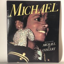 Michael Jackson Special Section Michael in Concert 1984 Book Booklet Magazine