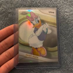 Disney Topps Chrome Daisy Duck Refractor 