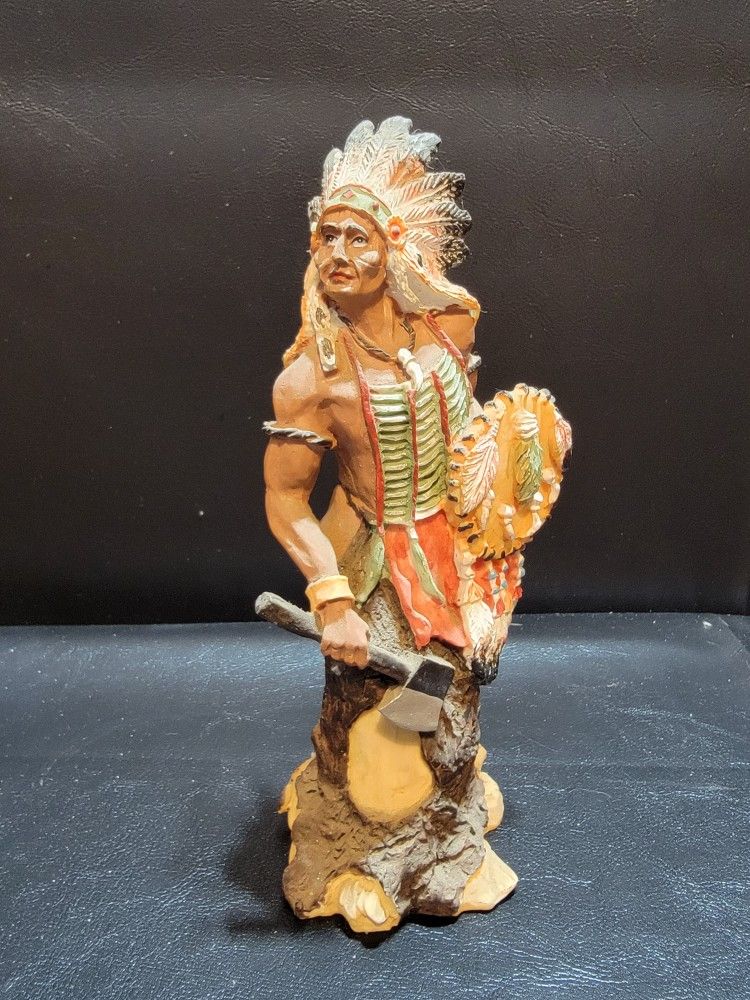1998 Native American Figure by Genmore - Collectible Artwork