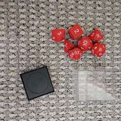 Jumbo Role Playing Dice Red 