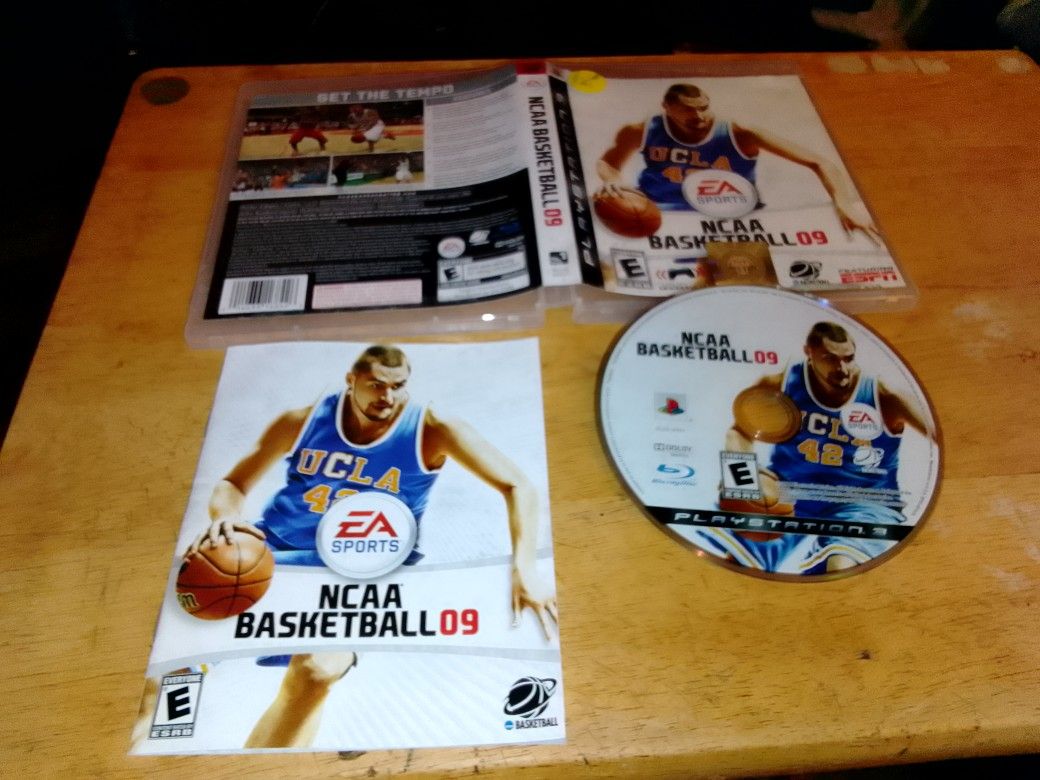 PS3 Game EA Sports NCAA Basketball π Player 09