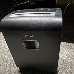 Ativa® 10-Sheet Cross-Cut Shredder, 10CC04