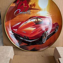First Corvette Commemorative Plate