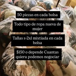 New Clothing In Bags