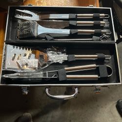 Stainless Steel BBQ Travel Set