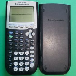Texas Instruments TI - 84 Plus Graphing Calculator  - Tested Working .