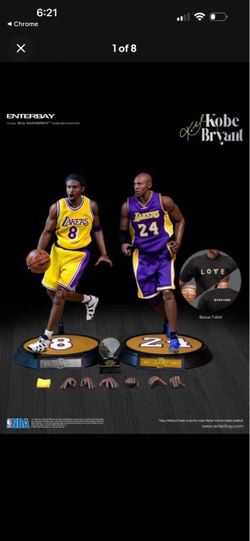 Enterbay Kobe Bryant 1/6 Scale Figure Dual Pack