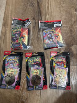 5x Pokemon Phantasmal Flame Sealed packs