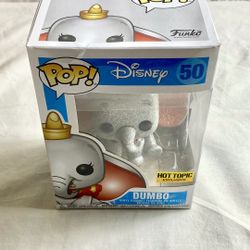 New Funko Pop! Disney Glitter Dumbo Hot Topic Exc. 50