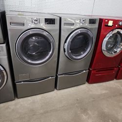 Kenmore Large Capacity Front Load Washer Dryer Set 