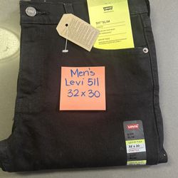 Brand new men’s Black 511 Levi jeans