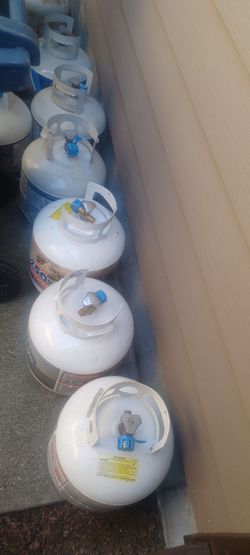 Blue Rhino propane tanks. Full. Several available at $40 each
