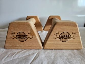 Original WoodPower Beach Wood PowerBars Push Up Bars Parallettes