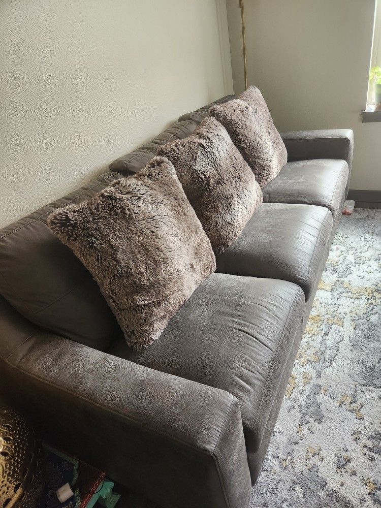 Leather 3 Seater Sofa