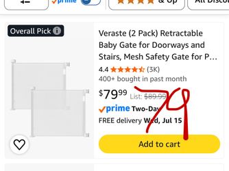 2 pack baby gate
