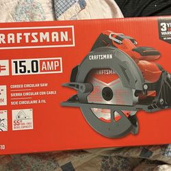 Brand New Craftsman CMES510 15.0 Amp Circular Saw 