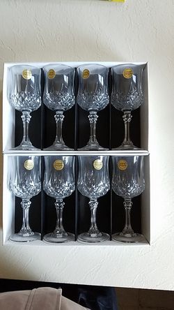 French Crystal Wine Glasses