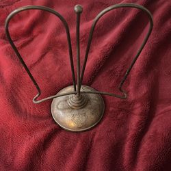 Antique 1913 Wilcox Sp – Co International Silver Plate Newspaper Book Stand