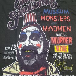Captain Spaulding Small Black Tee-Shirt Man or Women's Small Shirt. New