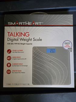 Smart Heart talking digital weight scale