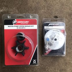 Mercury Sea Water Pump Kit And Zinc Anode Plate