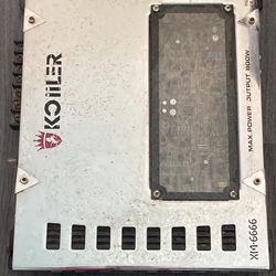 Koiiler XM-6666, a 2-channel bridgeable car audio amplifier