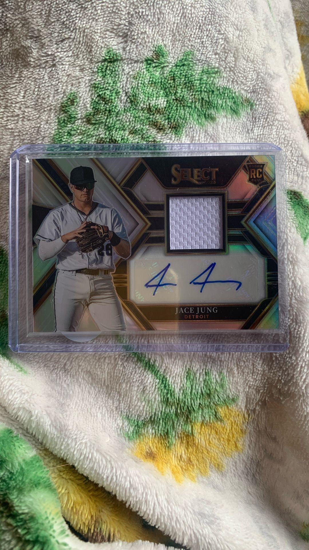 Jace Jung Autographed MLB Trading Card