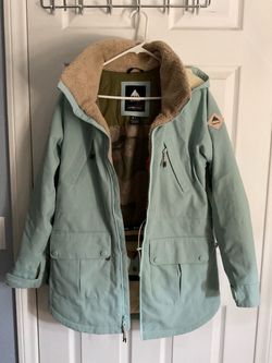 Women;s Burton Snowboarding Jacket - Sky Blue - Size small