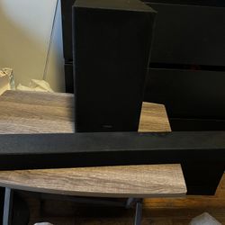 Sound Bar And Subwoofer