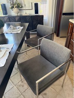 Dining table and 6 chairs