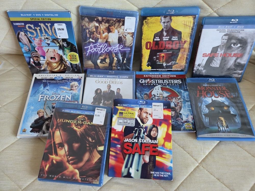 Blu Ray DVDs 