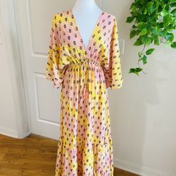 Women Ladies Boho Floral Maxi Dress Cocktail Party Evening Summer Beach Sundress one size 