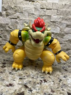 Super Mario Bros 7" Bowser Action Figure W/Fire Breathing Effect, Jakks Pacific