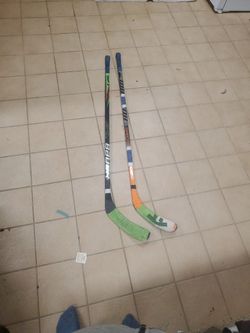 Hockey Stick And Back Up