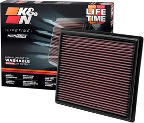K&N High-Flow Original Lifetime Engine Air Filter #1050