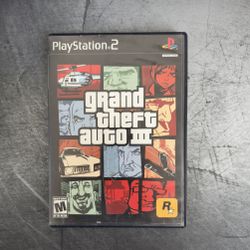 Grand Theft Auto III GTA 3 Black Label Sony PlayStation 2 PS2 Game - Tested