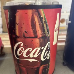 Coca Cola Ice Barrel Cooler 