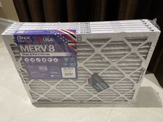 BNX TruFilter 18x24x1 Air Filters - MERV 8 - 6 Pack - Brand New