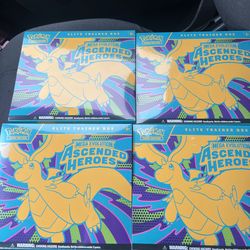 4 POKEMON Ascended Heroes ETBS