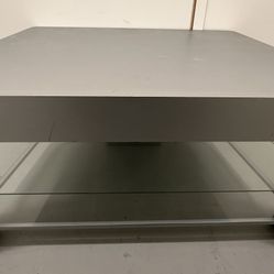 TV Stand - Gray/Silver